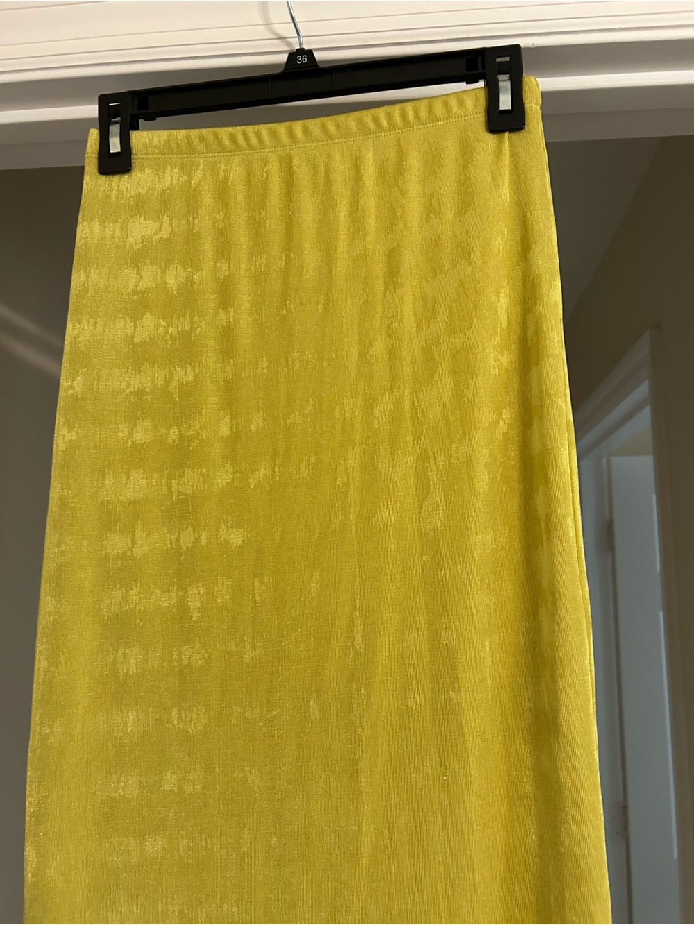Forever 21 Mustard Yellow Size Small Slip Maxi Slip Skirt - Picture 4 of 4
